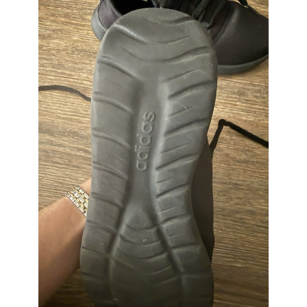 Women’s Adidas Size 7 All Black Cloudfoam Running Shoe Restaurant Shoe - Picture 7 of 7